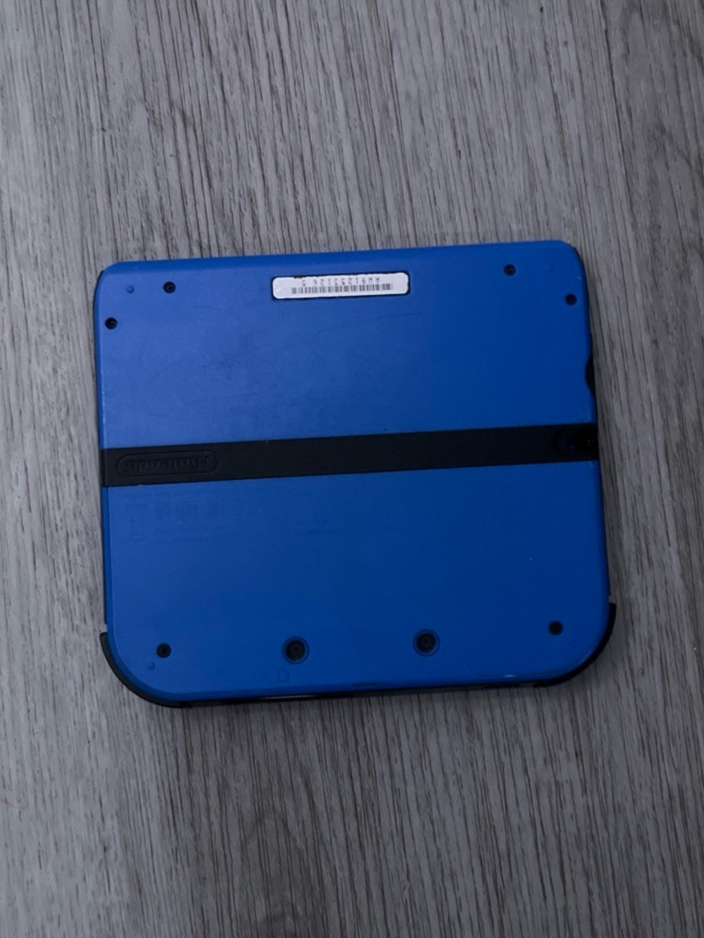 Nintendo Blue Replacement Back Cover with Black Trim